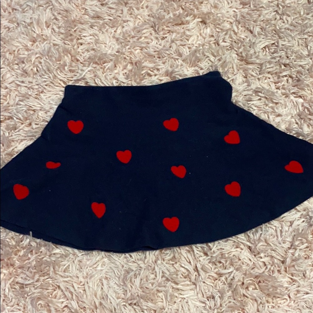 Girls heart skirt